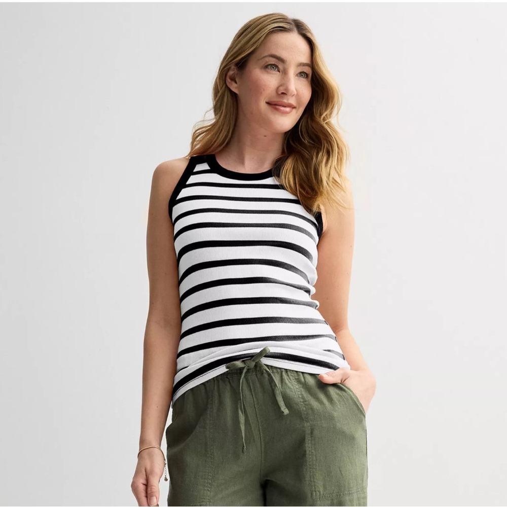 Gap Striped High-neck Tank
